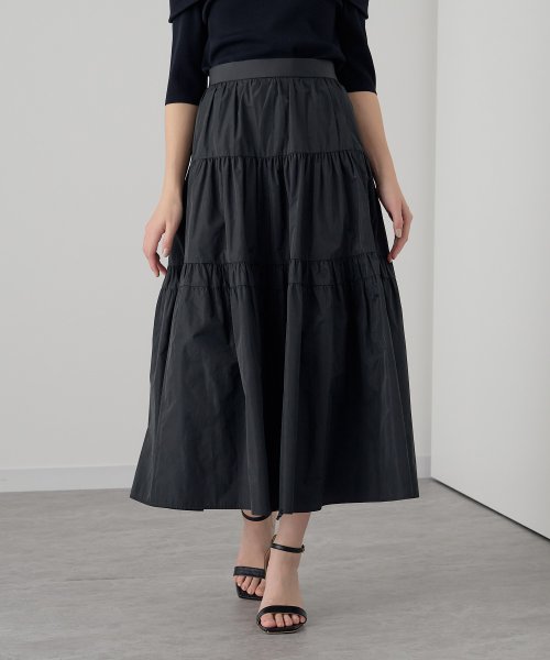 シャンブレータフタティアード スカート D1610834111(12441円)