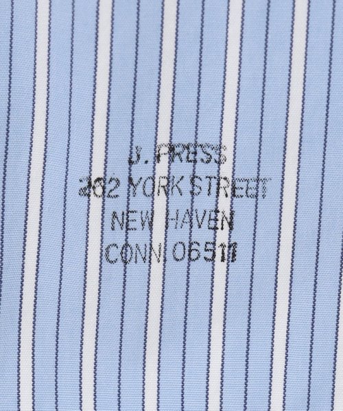 J.PRESS MENS(J．プレス　メンズ)/【WEB限定】ポプリンストライプ バックブルバンドカラーシャツ/img11