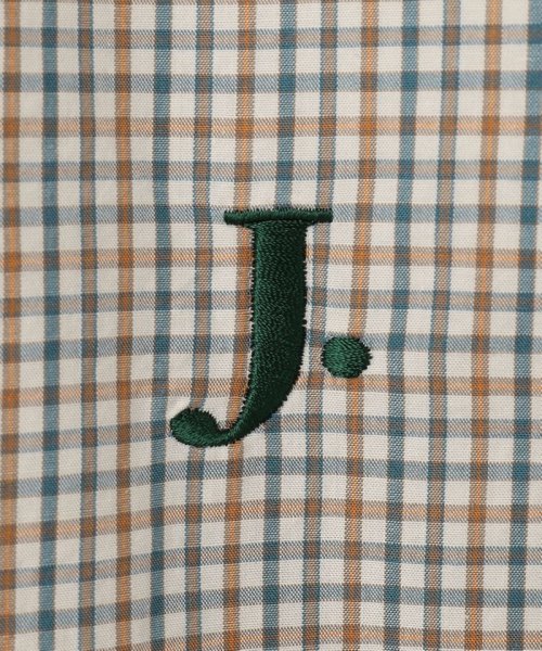 J.PRESS MENS(J．プレス　メンズ)/【WEB限定】ポプリンチェック J刺繍 シャツ/B.D/img16