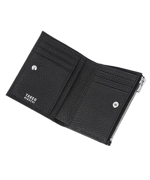 タケオキクチ 財布 二つ折り財布 ミドル財布 メンズ ブランド 本革 薄型 レザー スリム コンパクト ビル TAKEO KIKUCHI 733606 　　　　　 二つ折り財布 TAKEO