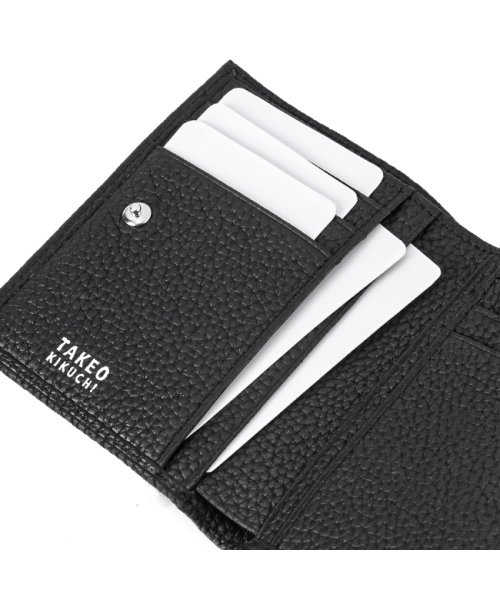 タケオキクチ 財布 二つ折り財布 ミドル財布 メンズ ブランド 本革 薄型 レザー スリム コンパクト ビル TAKEO KIKUCHI 733606 　　　　　 二つ折り財布 TAKEO