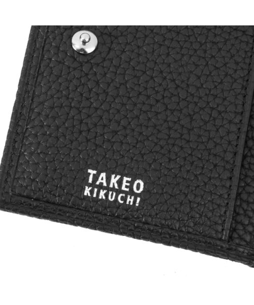 タケオキクチ 財布 二つ折り財布 ミドル財布 メンズ ブランド 本革 薄型 レザー スリム コンパクト ビル TAKEO KIKUCHI 733606 　　　　　 二つ折り財布 TAKEO