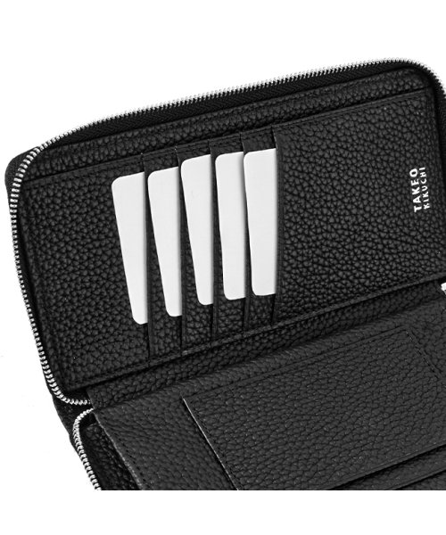 タケオキクチ 財布 長財布 メンズ 大容量 本革 薄型 レザー スリム ロングウォレット ラウンドファスナー ビル TAKEO KIKUCHI 733607 　　　　　 TAKEO フリーポケット