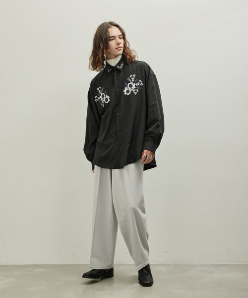 JUNRed(ジュンレッド)/【 UNISEX 】フラワーデコオーバーシャツ/img09