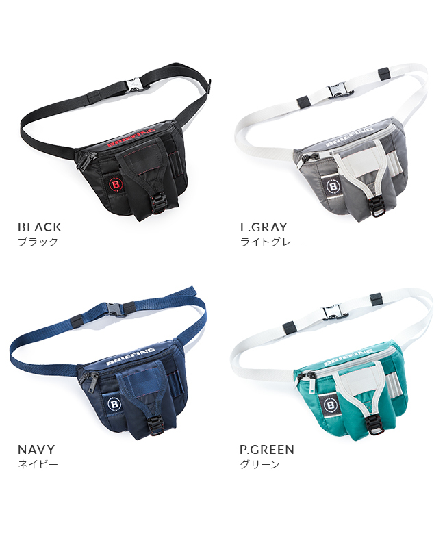 ブリーフィング ゴルフ ウエストバッグ ポーチ メンズ レディース