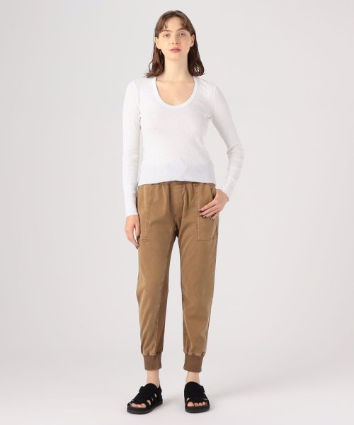 裾リブジャージーパンツ WHVJ1677 イージーパンツ YW1562963943(11880円)