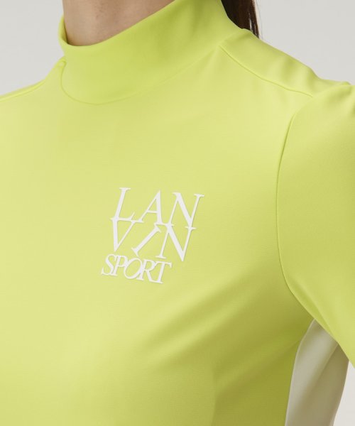 LANVIN SPORT(ランバン スポール)/【25周年】モックネック5分袖シャツ【吸汗/UV/ECO】【アウトレット】/img07