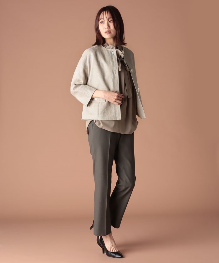 マメ コットンリネンジャケット | www.victoriartilloedm.com