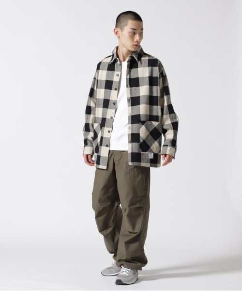 AVIREX(AVIREX)/《WEB&DEPOT限定》BROCK CHECK SHIRT / ブロック チェック シャツ/img01