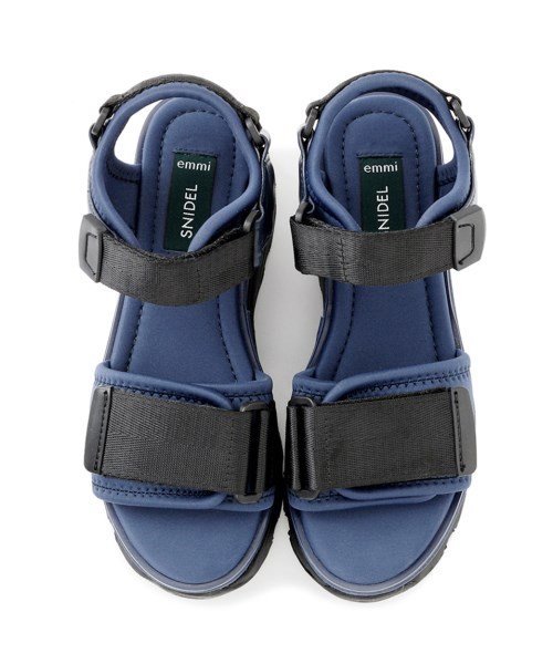 【emmi atelier】emmi×SNIDELスニーカーソールサンダル 予めご了承ください