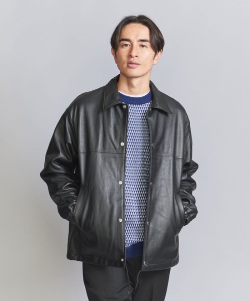 BEAUTY&YOUTH UNITED ARROWS(ビューティーアンドユース　ユナイテッドアローズ)/レザー コーチ ジャケット II/img05