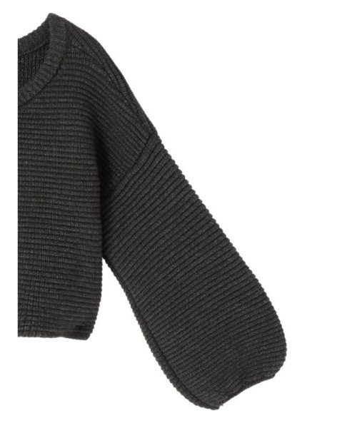 リングネックBOXニットプルオーバー 