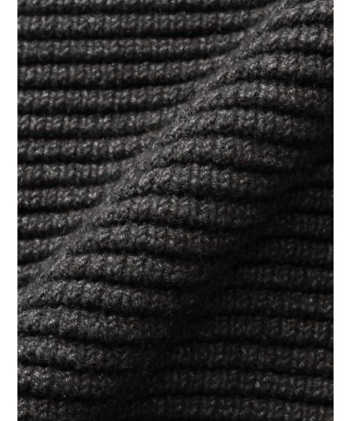 リングネックBOXニットプルオーバー 