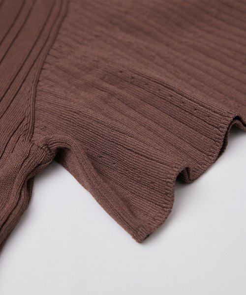 ROPE' PICNIC(ロペピクニック)/【WEB限定】Beauty knit/UVカット/透かし袖リブニットプルオーバー/img24