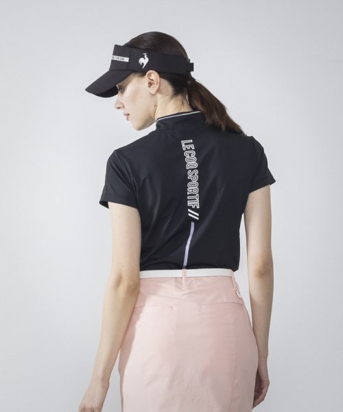 le coq sportif GOLF (ルコックスポルティフ（ゴルフ）)/【RIJOUME/リジューム】変形襟モックネック半袖シャツ (EM00:直営店限定カラー)【アウトレット】/img02