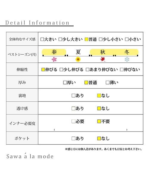 Sawa a la mode(サワアラモード)/ヒトクセプラスの王道スリットラインパーカー/img25