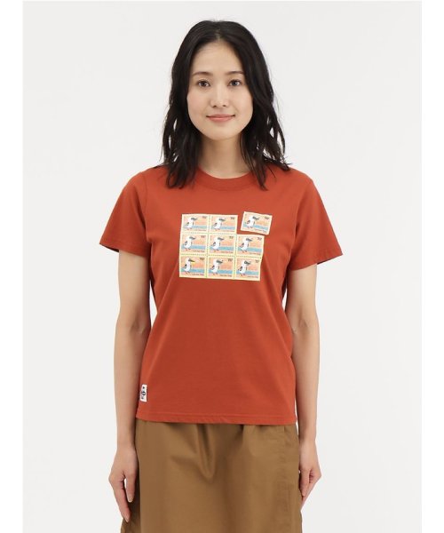 セール】チャムス/レディス/Booby Mail Stamps T－Shirt (ブービー メール スタンプス Tシャツ)(504677952)  チャムス(CHUMS) MAGASEEK