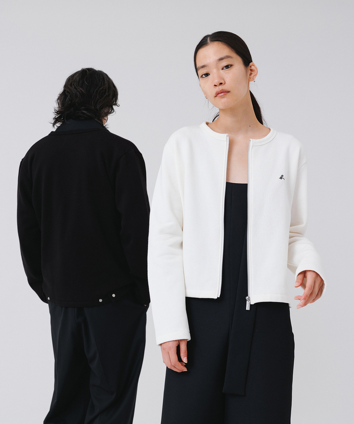 【agnes b. pour ADAM ET ROPE'】CARDIGAN CLASSIQUE ZIP