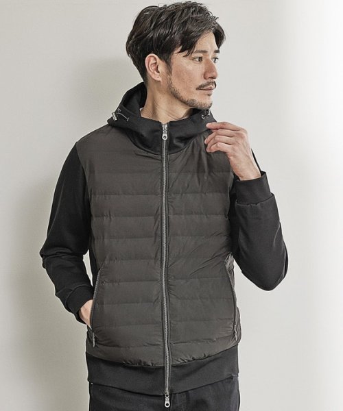 【SORONA/ソロナ】フーデッド機能中綿ブルゾン 