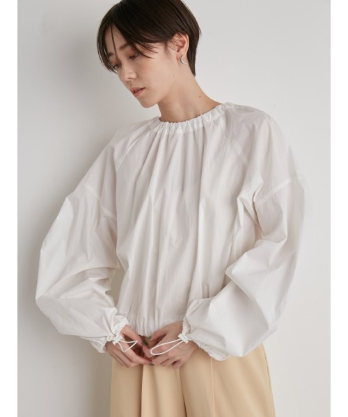 安いアウトレット 店舗 【emmi atelier】ナイロンギャザークロップドブラウス シャツ・ブラウス 【Haul \u0026 LookBook】最近のお洋服の購入品紹介とコーデ✰158cm|骨格ストレート