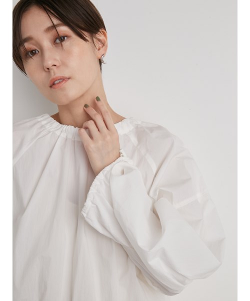 安いアウトレット 店舗 【emmi atelier】ナイロンギャザークロップドブラウス シャツ・ブラウス 【Haul \u0026 LookBook】最近のお洋服の購入品紹介とコーデ✰158cm|骨格ストレート