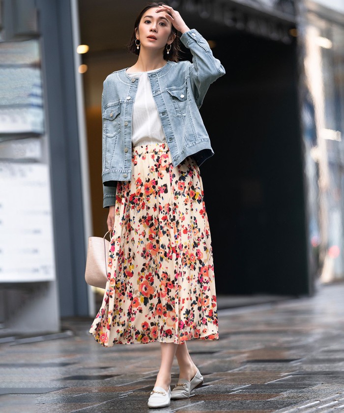 ご好評につき追加生産・洗える】USUKARU DENIM ノーカラージャケット