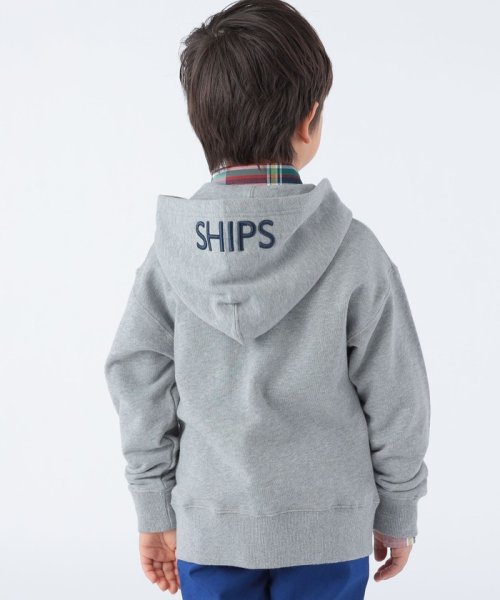 SHIPS KIDS(シップスキッズ)/SHIPS KIDS:100～130cm / ロゴ フード ジップ パーカー/img02