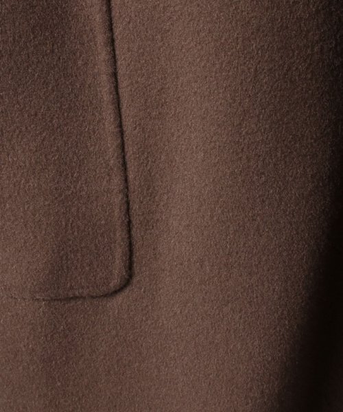 カシミヤ混リバーショールカラーコート B75 W59 H80　着用サイズ：02