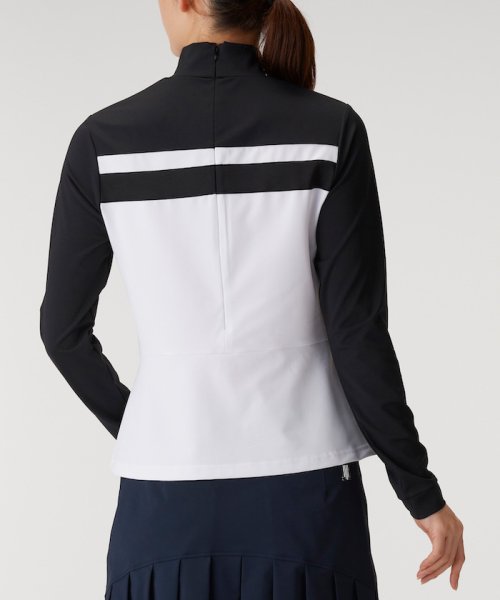 LANVIN SPORT(ランバン スポール)/【25周年】ぺプラムシルエットモックネック長袖シャツ【EXcDRY/吸汗速乾/UV】【アウトレット】/img13