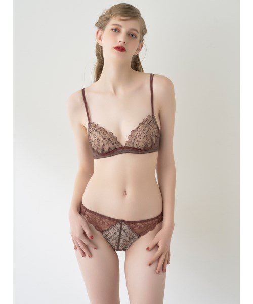 LILY BROWN Lingerie(LILY BROWN Lingerie)/【LILY BROWN Lingerie】ハート エンブロイダリーレース  エフォートレシー ブラ/img18