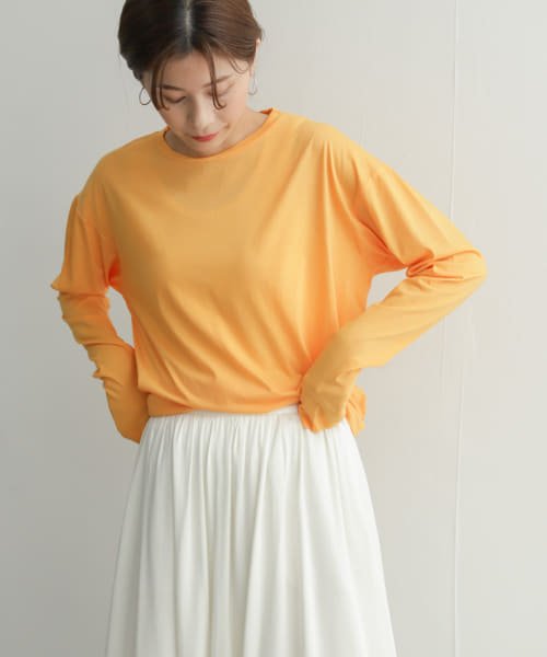 URBAN RESEARCH DOORS(アーバンリサーチドアーズ)/『別注』unfil×DOORS　high twist cotton L/S t－shirts/img11