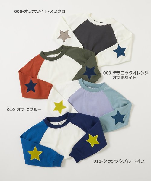 devirock(デビロック)/エルボーパッチ 長袖Tシャツ 子供服 キッズ 男の子 女の子 トップス 長袖Tシャツ ロンT 綿100% 吸汗/img02