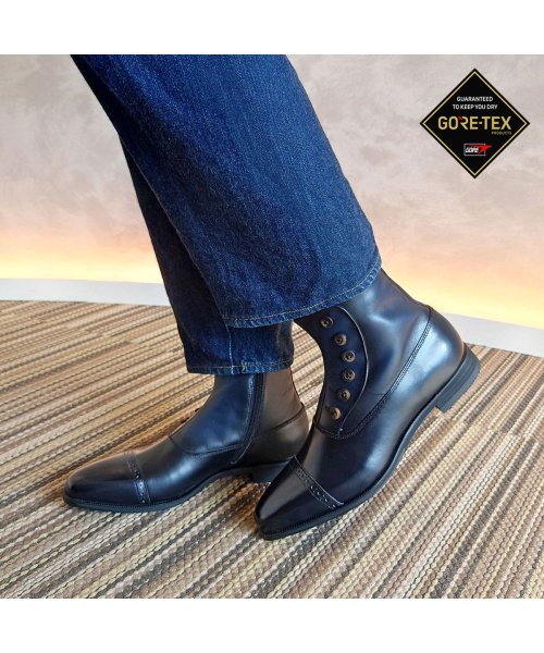 【抗ウイルス・抗菌加工】モデロ MODELLO GORE－TEX ドレスブーツ　SPDM805G 抗ウイルス 抗菌加工 モデロ MODELLO