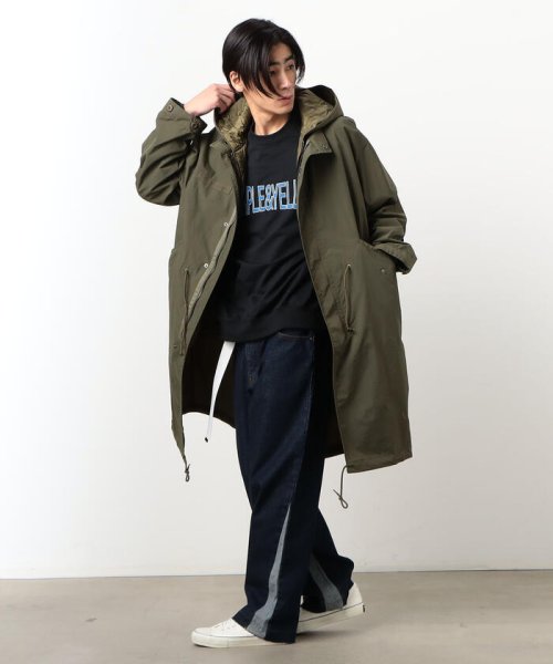 ナイロンタッサー ４ＷＡＹ モッズコート［フーデットベストセット］ 