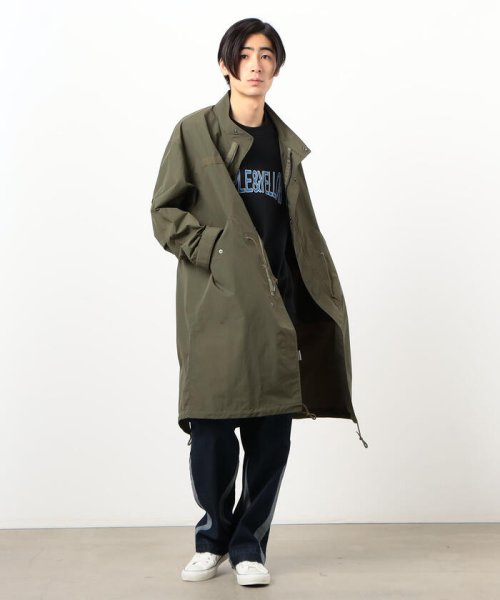 ナイロンタッサー ４ＷＡＹ モッズコート［フーデットベストセット］ 