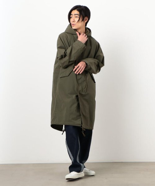 ナイロンタッサー ４ＷＡＹ モッズコート［フーデットベストセット］ 