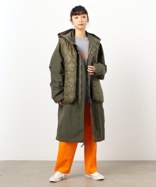 ナイロンタッサー ４ＷＡＹ モッズコート［フーデットベストセット］ 