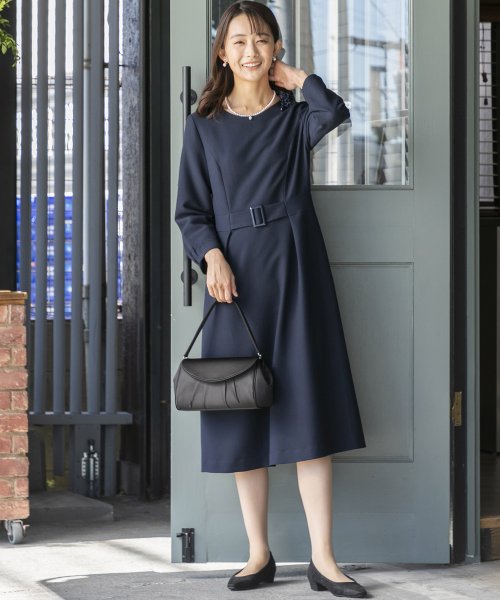 セール】≪セレモニー・学校行事にも♪≫【洗える】ベルトデザイン  