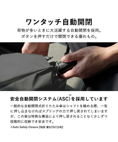 Wpc．(Wpc．)/【Wpc.公式】日傘 遮光オートマティックパラソルユニセックス 55cm 自動開閉 遮光 遮熱 晴雨兼用 大きめ メンズ レディース 折りたたみ傘/img02