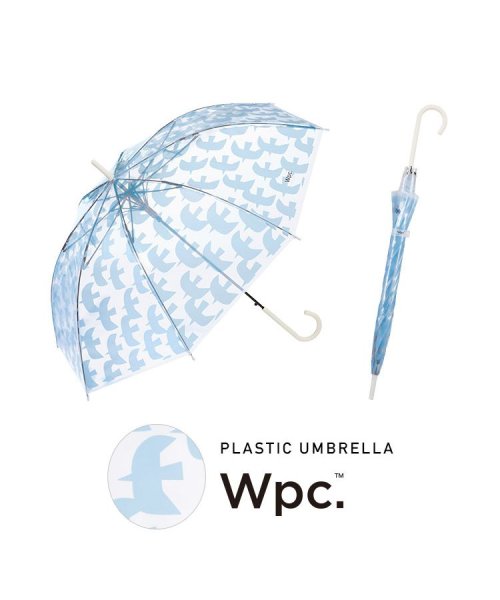 Wpc．(Wpc．)/【Wpc.公式】［ビニール傘］バーズブルー 60cm ジャンプ傘 レディース 長傘/img01