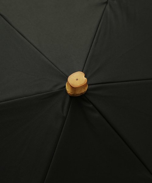 VIS(ビス)/【晴雨兼用/遮光率100%】バンブーハンドルコンパクト折り畳み傘/img01