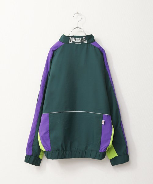 ZIP FIVE(ジップファイブ)/LONSDALE ナイロンワッシャーカラーブロックボリュームスリーブジャケット/img06