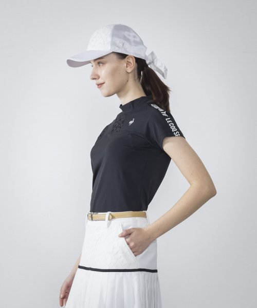 le coq sportif GOLF (ルコックスポルティフ（ゴルフ）)/【RIJOUME/リジューム】モックネック半袖シャツ (EM00:直営店限定カラー)【アウトレット】/img01