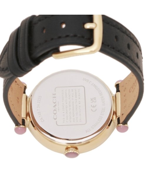 COACH(コーチ)/コーチ レディース 時計 ケリー 34mm クォーツ ホワイト ブラック COACH 14503998 レザー/img07