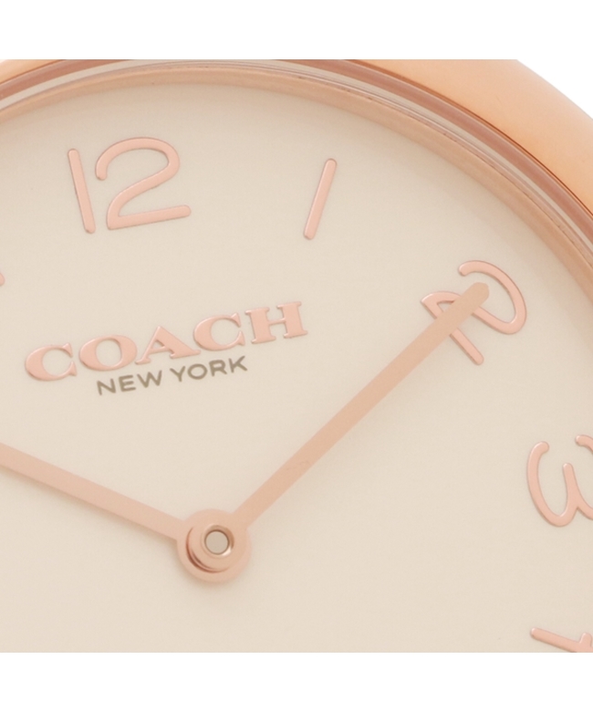 コーチ レディース 時計 ケリー 34mm クォーツ ホワイト ブラウン