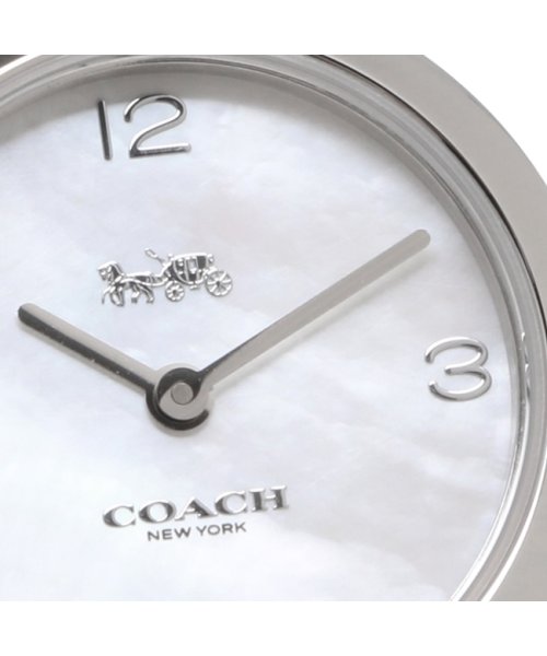 COACH(コーチ)/コーチ レディース 時計 ケリー 26mm クォーツ ホワイト シルバー COACH 14504005 ステンレススチール/img08