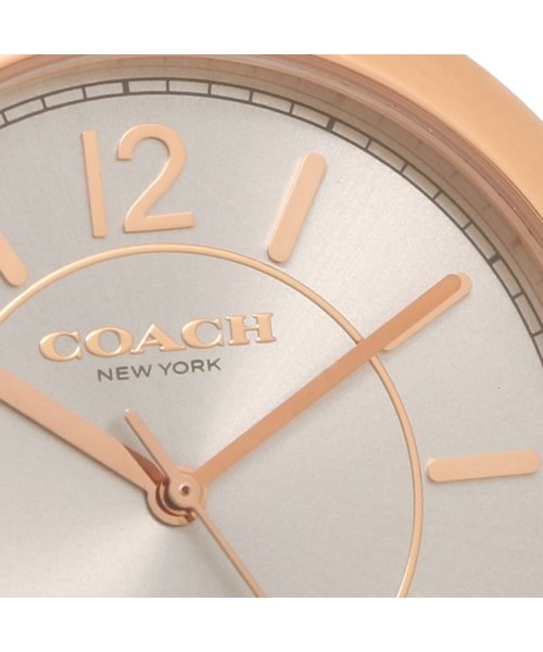 COACH(コーチ)/コーチ レディース 時計 ケリー 39mm クォーツ グレー ローズゴールド COACH 14504047 ステンレススチール/img08