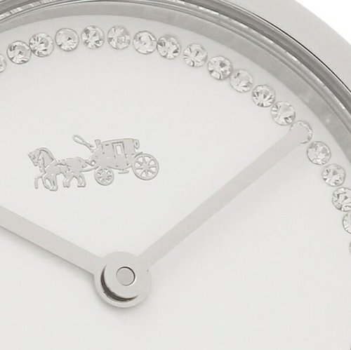 コーチ レディース 時計 ケリー 26mm クォーツ ホワイト シルバー COACH 14504081 ステンレススチール COACH コーチ レディース 時計 ケリー 26mm クォーツ ホワイト シルバー