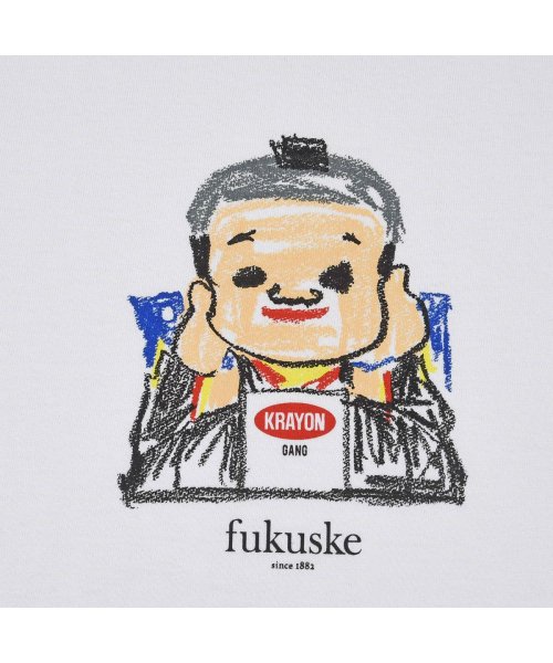 fukuske(フクスケ)/福助 公式 アパレル ユニセックス fukuske×KRAYONGANG 福助ギャング オーガニックコットン クルーネック プリントロングスリーブシャツ it7/img06
