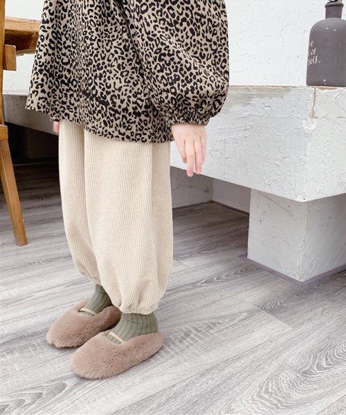 aimoha(aimoha（アイモハ）)/aimoha－KIDS－ 韓国子供服コーデュロイ素材裾絞りパンツ/img14